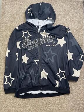 Romwe Hoodie Sweater Unisex Size XXL  Brooklyn Text